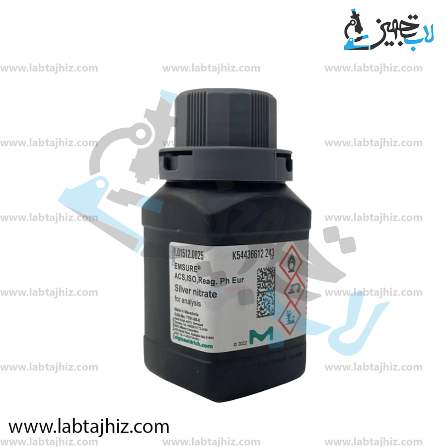 نیترات نقره مرک کد 101512 25گرمی